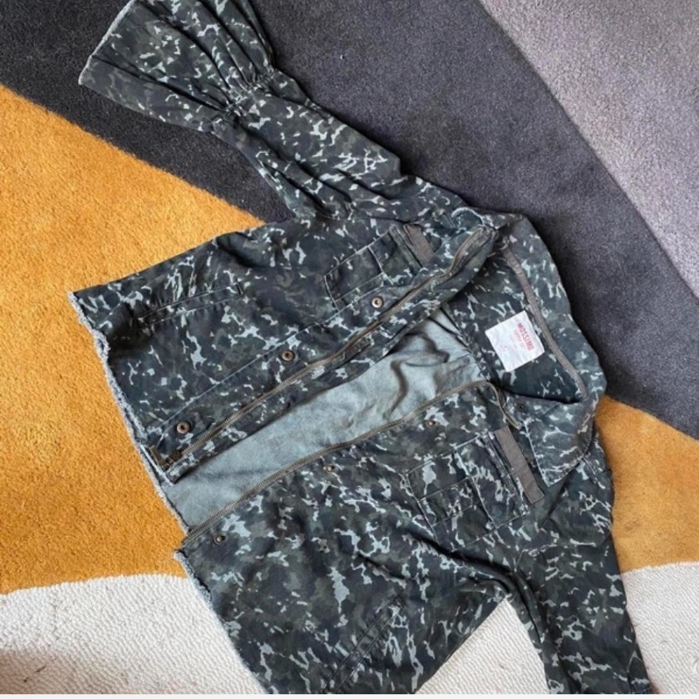 Dark Green and Grey Mossimo Camo Jacket